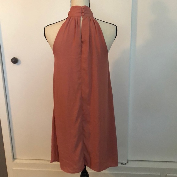 Sold Mauve stealth dress with bow - Picture 4 of 5